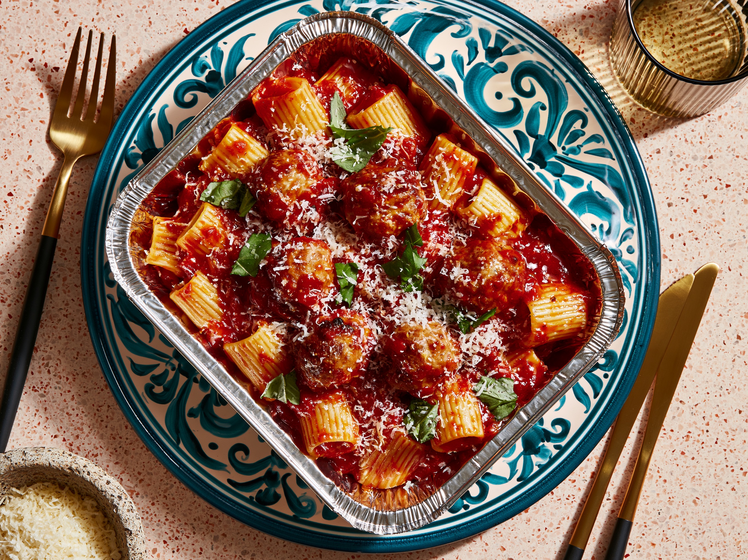 Rigatoni & Mini Meatballs